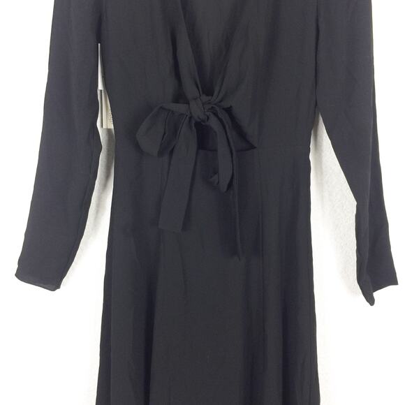 NWT Aritzia Wilfred Aubagne Black Midi Dress - Picture 10 of 14